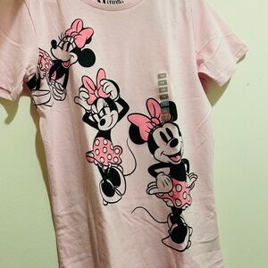 Disney Minnie Mouse new pink top cotton and polyester 14